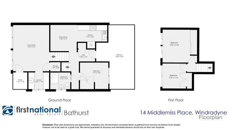 Floorplan of Homely house listing, 14 Middlemiss Place, Windradyne NSW 2795