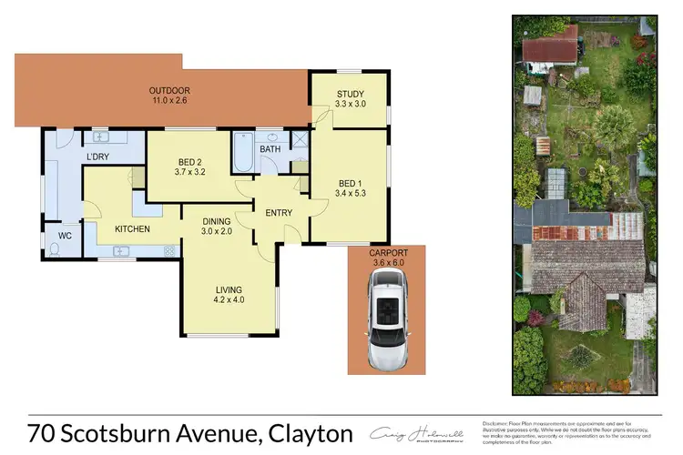 Floorplan of Homely house listing, 70 Scotsburn Avenue, Clayton VIC 3168