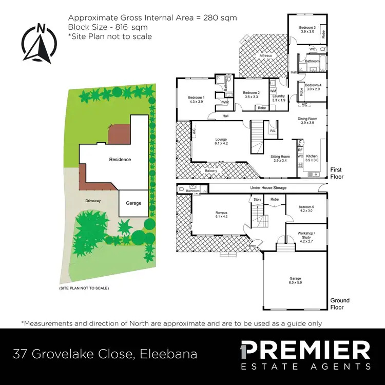 Floorplan of Homely house listing, 37 Grovelake Close, Eleebana NSW 2282