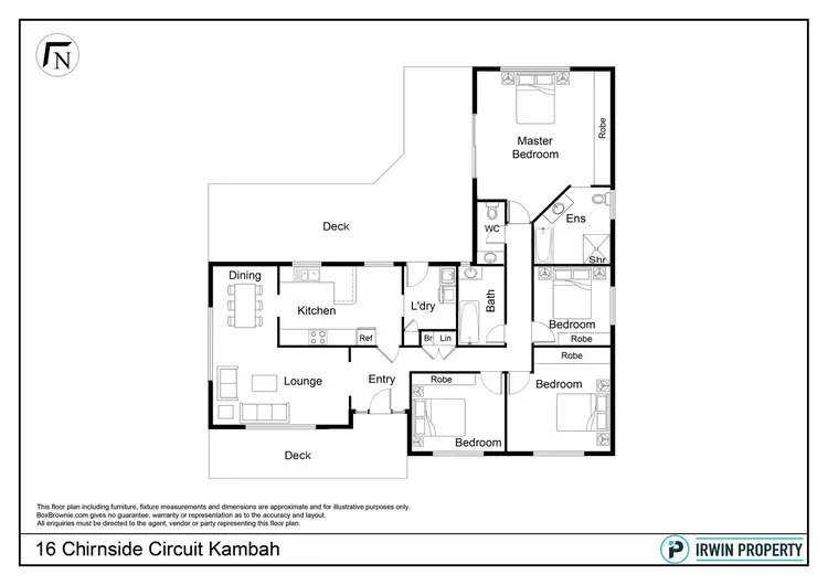 Floorplan of Homely house listing, 16 Chirnside Circuit, Kambah ACT 2902