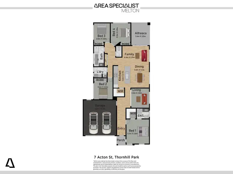 Floorplan of Homely house listing, 7 Acton Street, Thornhill Park VIC 3335