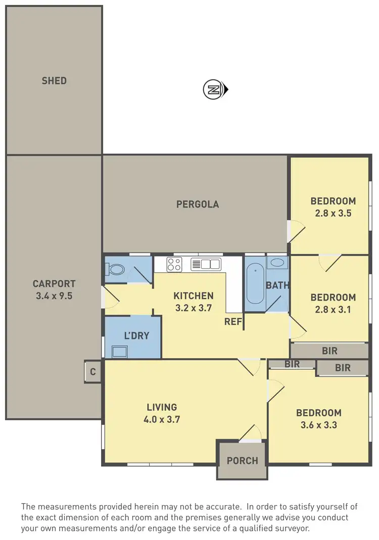 Floorplan of Homely house listing, 89 Melon Street, Braybrook VIC 3019