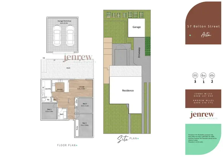 Floorplan of Homely house listing, 57 Belton Street, Acton TAS 7320