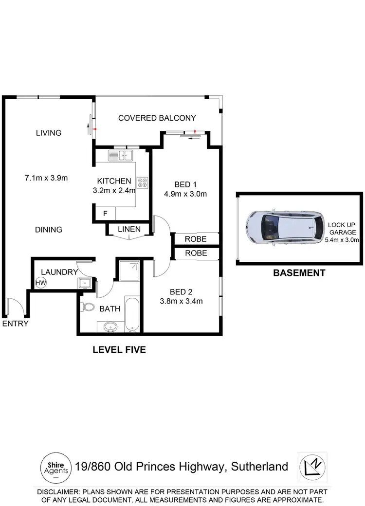 Floorplan of Homely apartment listing, 19/856-860 Old Princes Highway, Sutherland NSW 2232