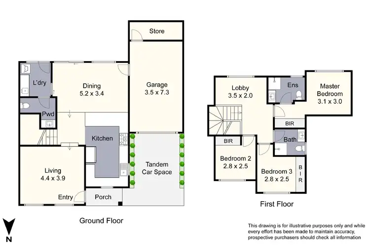 Floorplan of Homely townhouse listing, 6/33 Jones Road, Dandenong VIC 3175