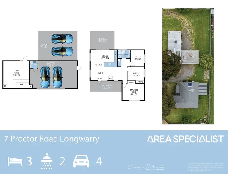 Floorplan of Homely house listing, 7 Proctor Road, Longwarry VIC 3816