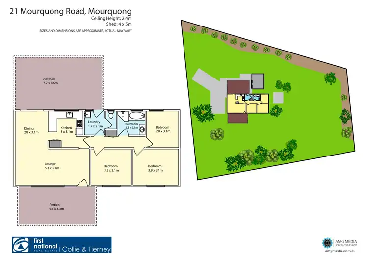 Floorplan of Homely house listing, 21 Mourquong Road, Mourquong NSW 2739
