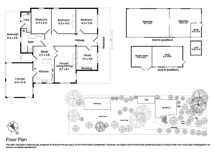 Floorplan of Homely house listing, 105 Barry Street, Romsey VIC 3434