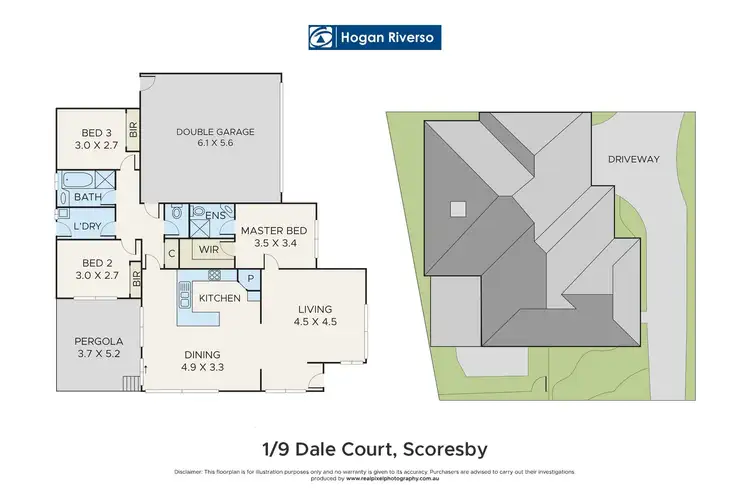 Floorplan of Homely unit listing, 1/9 Dale Court, Scoresby VIC 3179