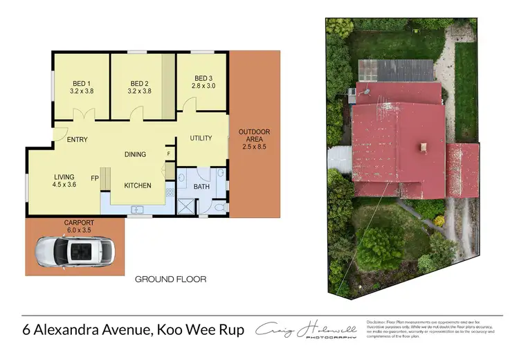 Floorplan of Homely house listing, 6 Alexandra Avenue, Koo Wee Rup VIC 3981