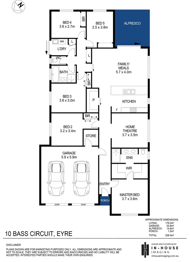 Floorplan of Homely house listing, 10 Bass Circuit, Eyre SA 5121