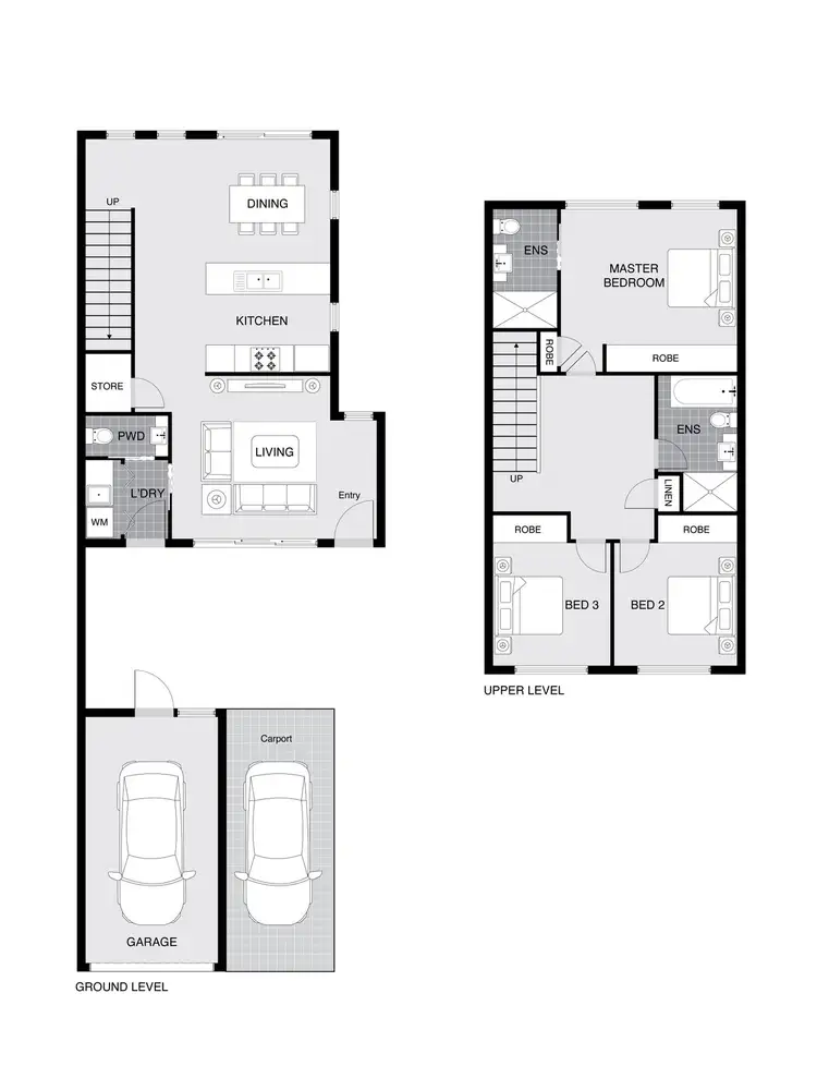 Floorplan of Homely townhouse listing, 10/3 Fullston Way, Holt ACT 2615
