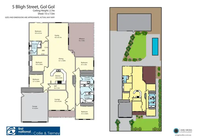 Floorplan of Homely house listing, 5 Bligh Street, Gol Gol NSW 2738