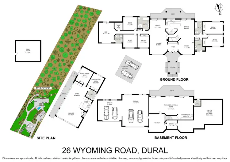 Floorplan of Homely house listing, 26 Wyoming Road, Dural NSW 2158