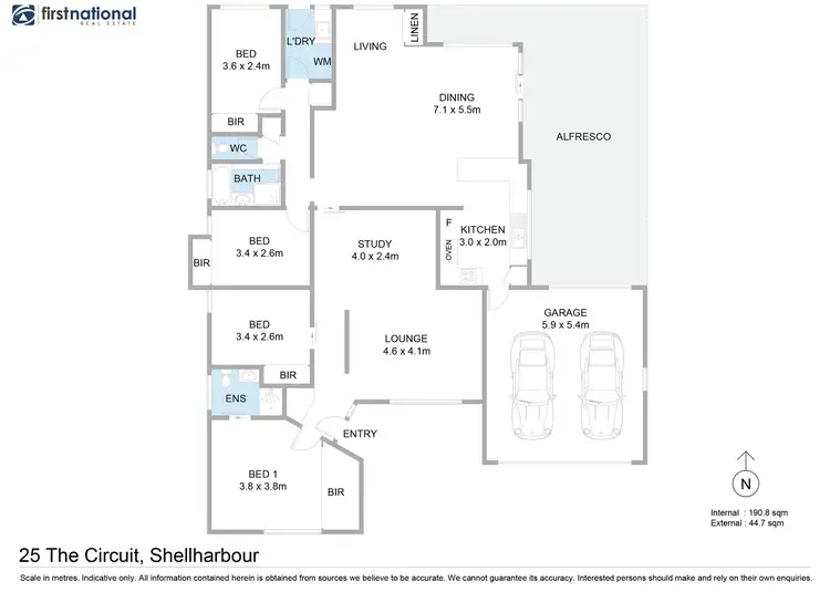 Floorplan of Homely house listing, 25 The Circuit, Shellharbour NSW 2529