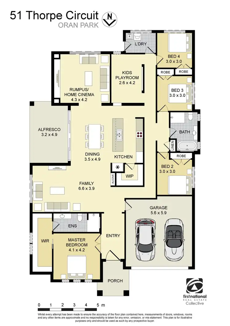Floorplan of Homely house listing, 51 Thorpe Circuit, Oran Park NSW 2570