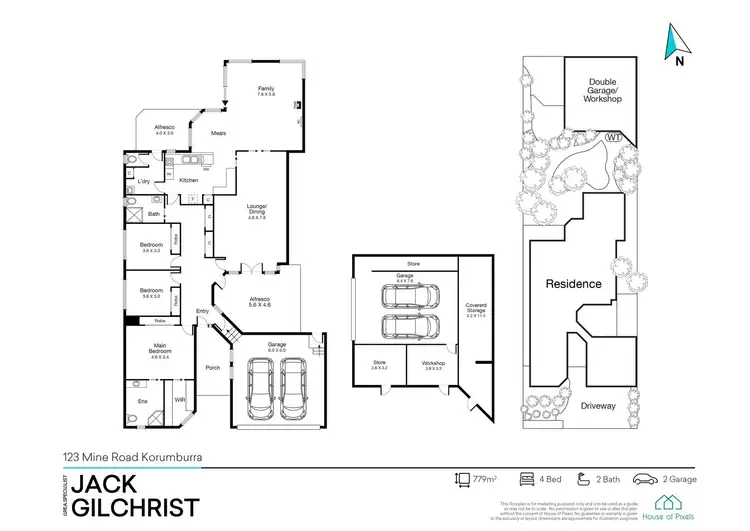 Floorplan of Homely house listing, 123 Mine Road, Korumburra VIC 3950