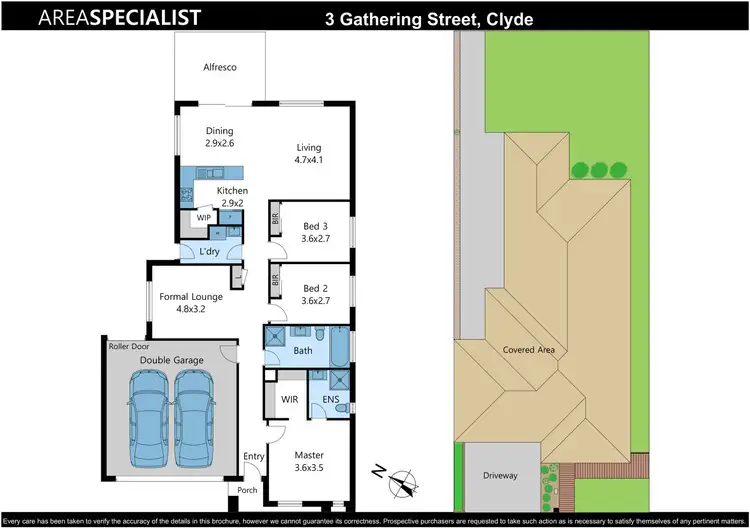 Floorplan of Homely house listing, 3 Gathering Street, Clyde VIC 3978