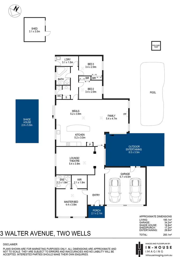Floorplan of Homely house listing, 3 Walter Avenue, Two Wells SA 5501