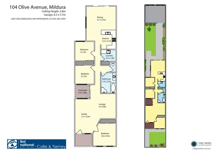 Floorplan of Homely townhouse listing, 104 Olive Avenue, Mildura VIC 3500