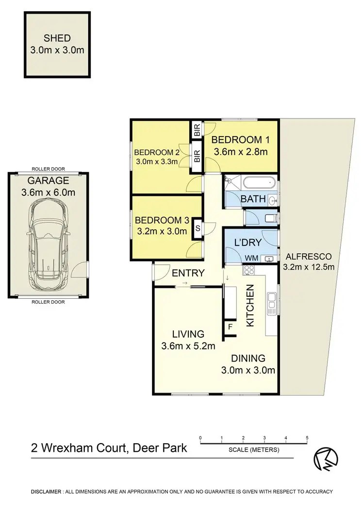 Floorplan of Homely house listing, 2 Wrexham Court, Deer Park VIC 3023