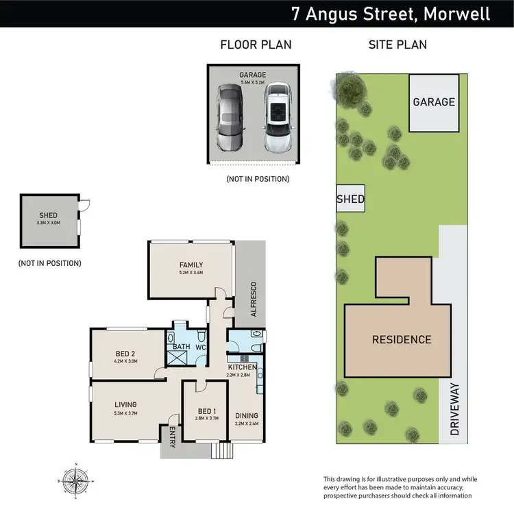 Floorplan of Homely house listing, 7 Angus Street, Morwell VIC 3840