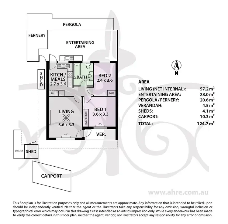 Floorplan of Homely unit listing, 5/32 Creslin Terrace, Camden Park SA 5038