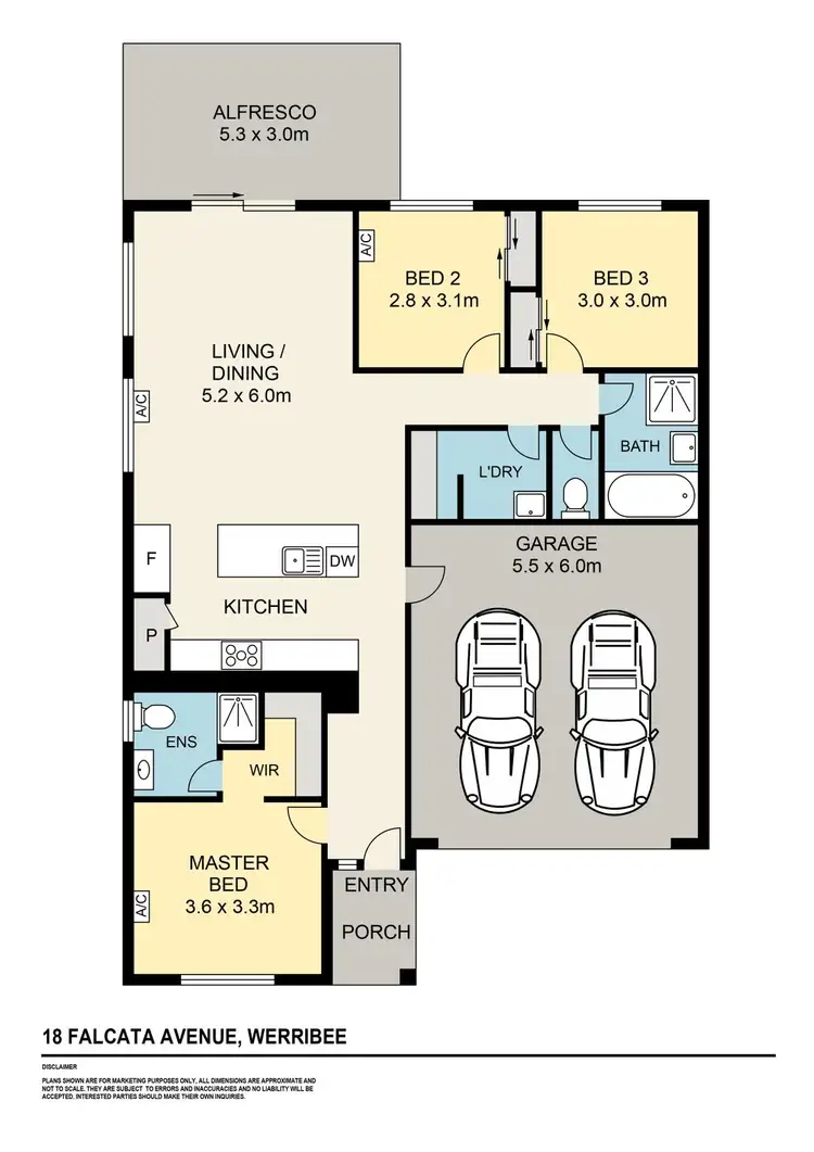 Floorplan of Homely house listing, 18 Falcata Avenue, Werribee VIC 3030