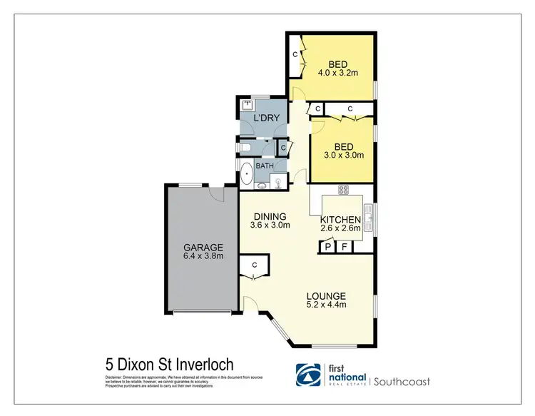Floorplan of Homely house listing, 5 Dixon Street, Inverloch VIC 3996