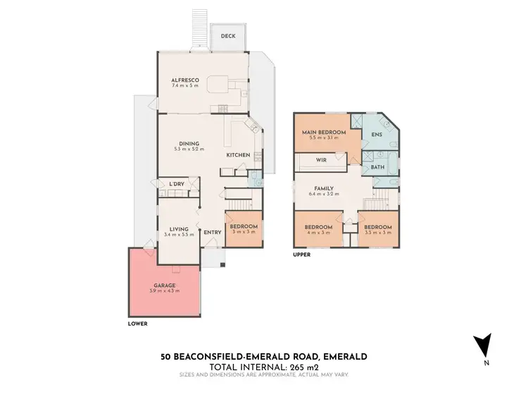 Floorplan of Homely house listing, 50 Beaconsfield-Emerald Road, Emerald VIC 3782