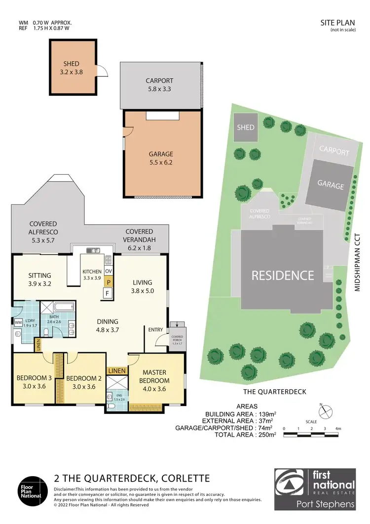 Floorplan of Homely house listing, 2 The Quarterdeck, Corlette NSW 2315
