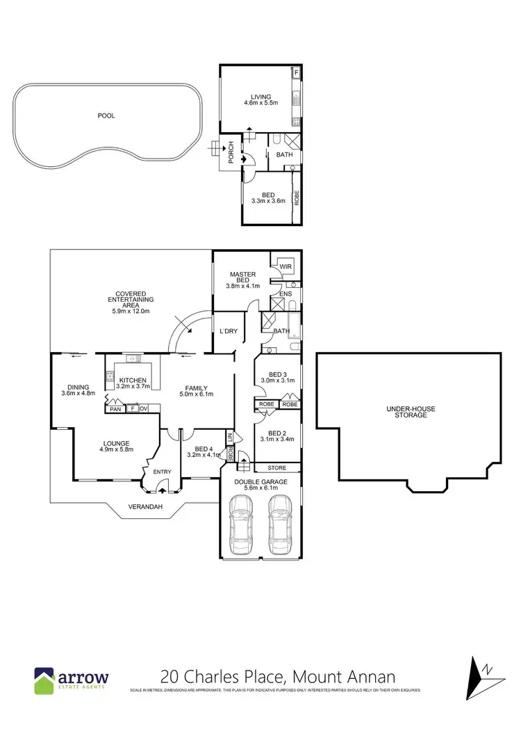 Floorplan of Homely house listing, 20 Charles Place, Mount Annan NSW 2567