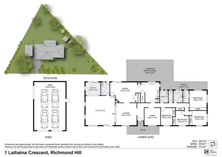 Floorplan of Homely house listing, 1 Laihaina Crescent, Richmond Hill NSW 2480