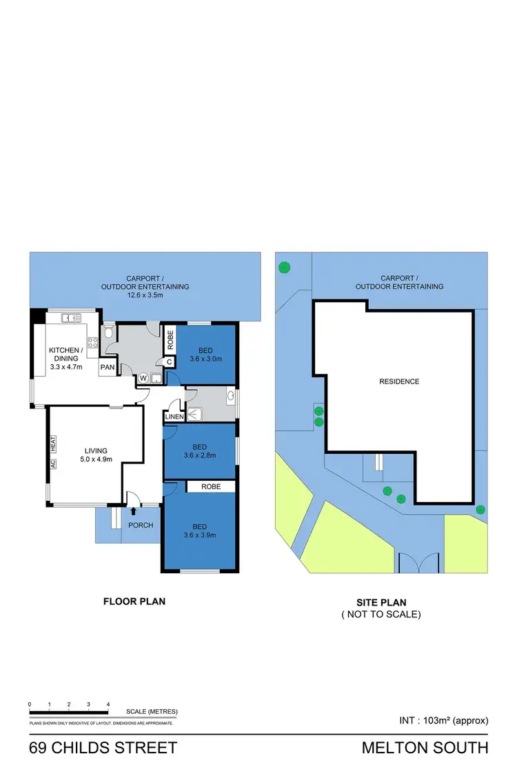Floorplan of Homely house listing, 69 Childs Street, Melton South VIC 3338