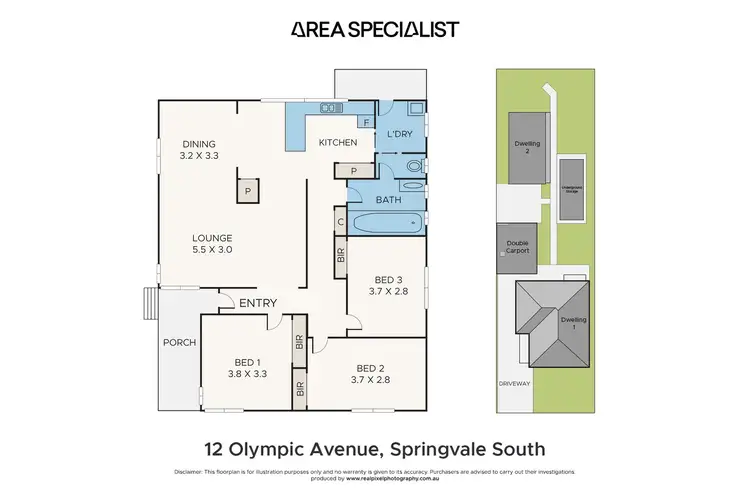 Floorplan of Homely house listing, 12 Olympic Avenue, Springvale South VIC 3172
