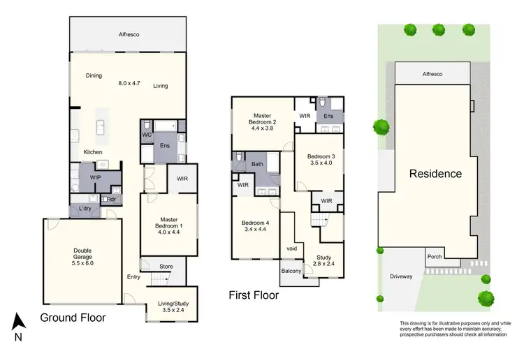 Floorplan of Homely house listing, 20 Petunia Drive, Keysborough VIC 3173