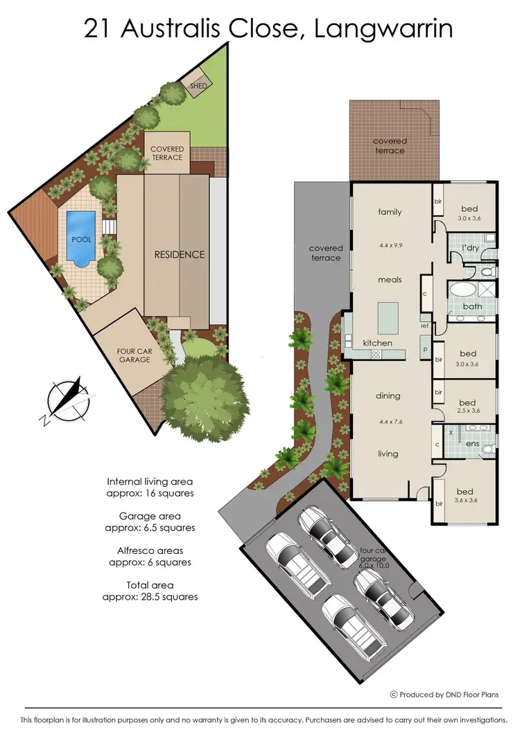 Floorplan of Homely house listing, 21 Australis Close, Langwarrin VIC 3910