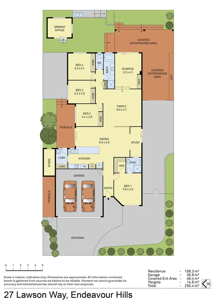 Floorplan of Homely house listing, 27 Lawson Way, Endeavour Hills VIC 3802