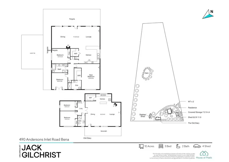 Floorplan of Homely house listing, 490 Andersons Inlet Road, Bena VIC 3946