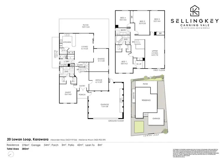 Floorplan of Homely house listing, 20 Lowan Loop, Karawara WA 6152