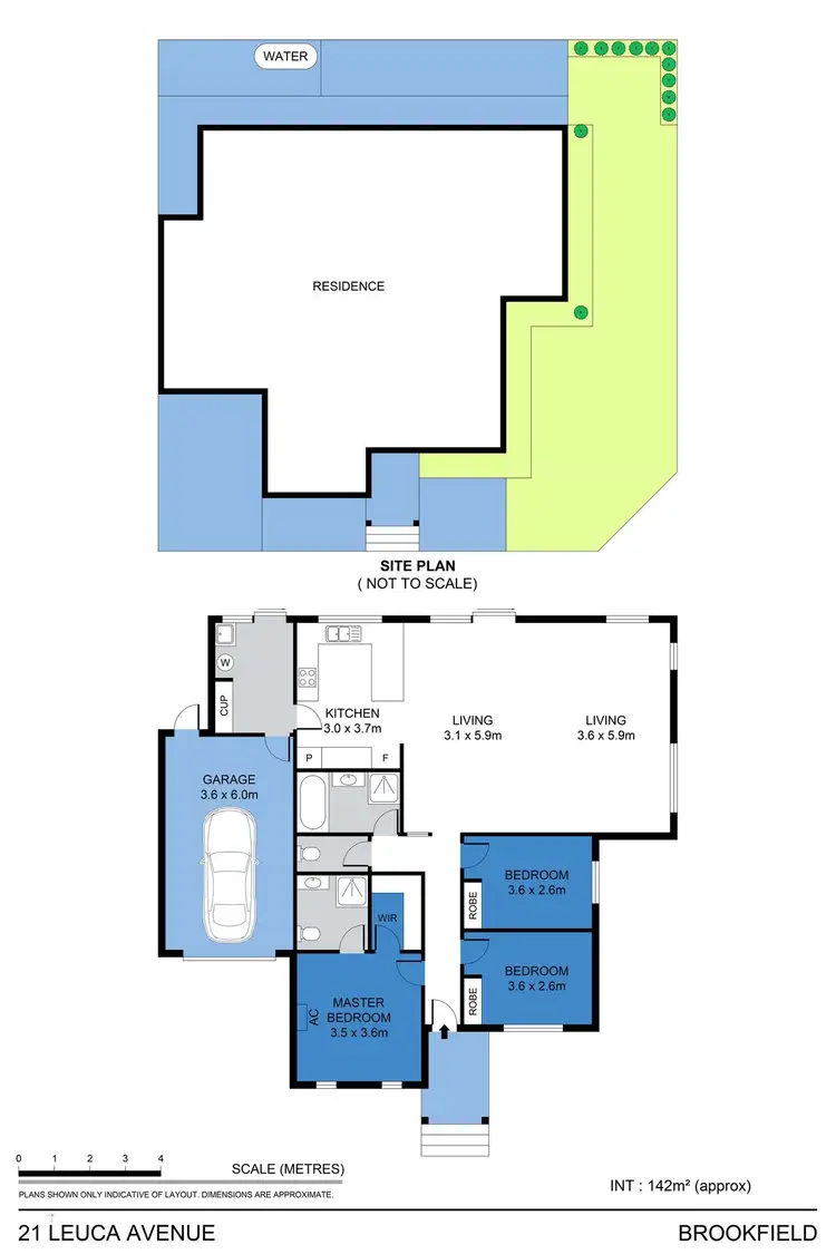 Floorplan of Homely house listing, 21 Leuca Avenue, Brookfield VIC 3338