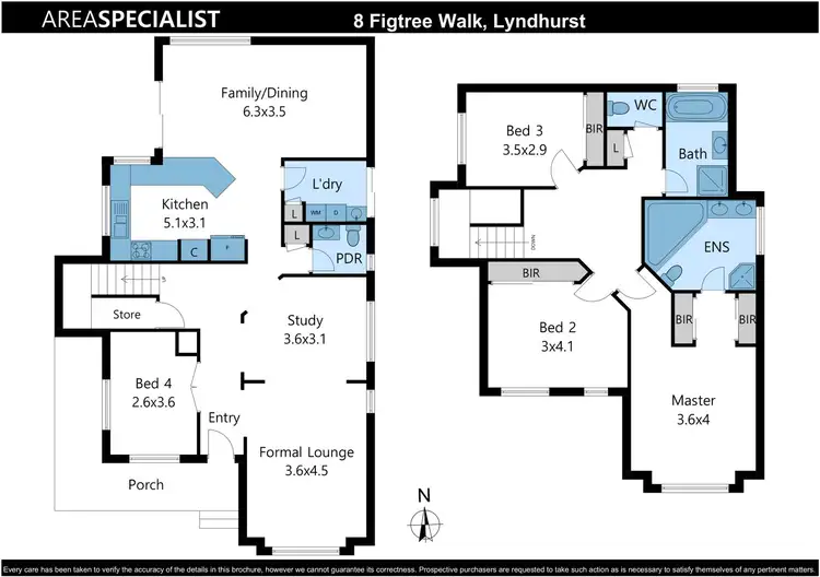 Floorplan of Homely house listing, 8 Figtree Walk, Lyndhurst VIC 3975