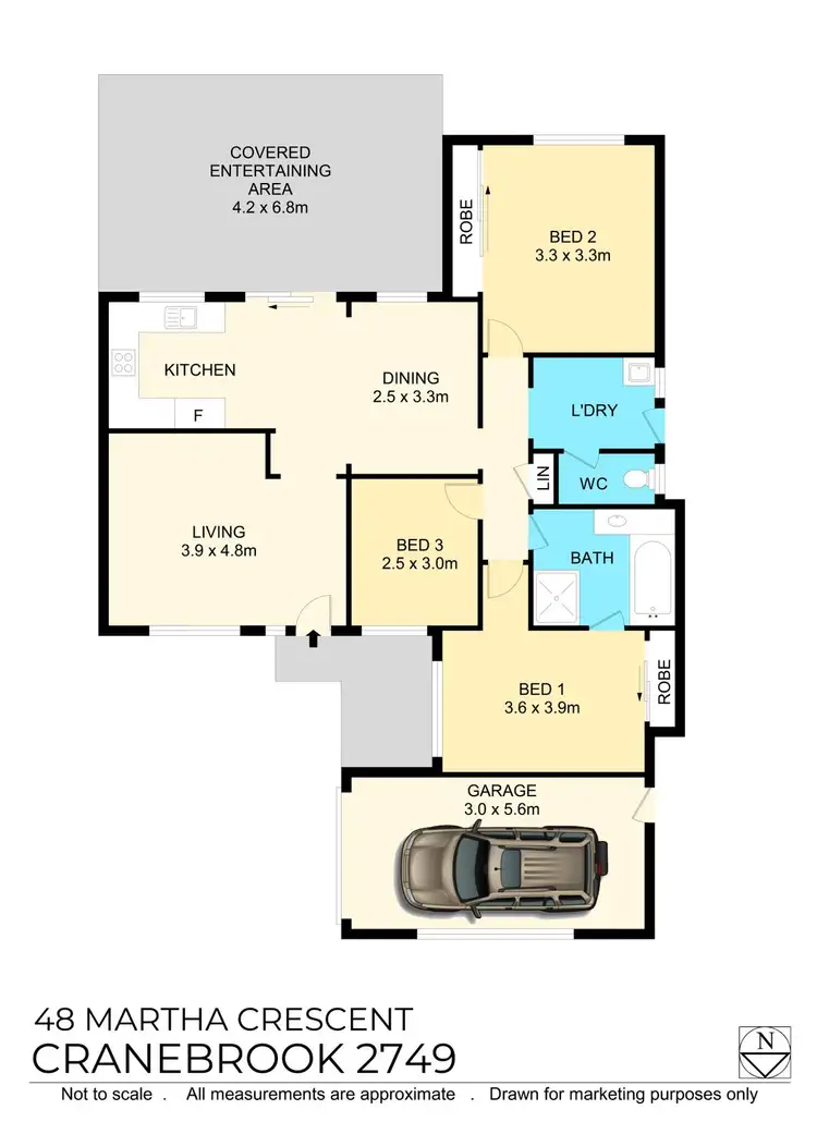 Floorplan of Homely house listing, 48 Martha Crescent, Cranebrook NSW 2749