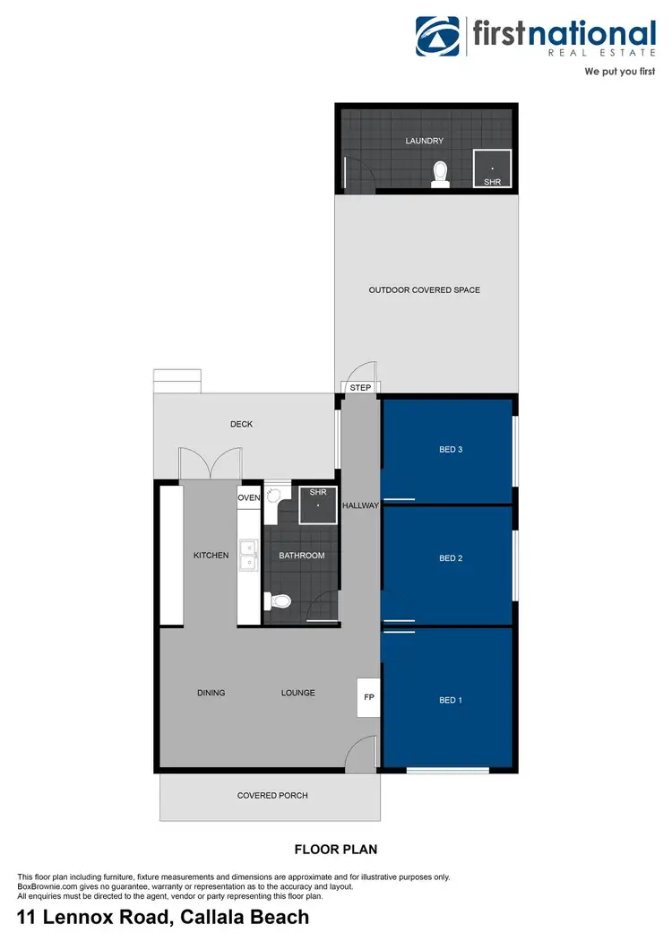 Floorplan of Homely house listing, 11 Lennox Road, Callala Beach NSW 2540