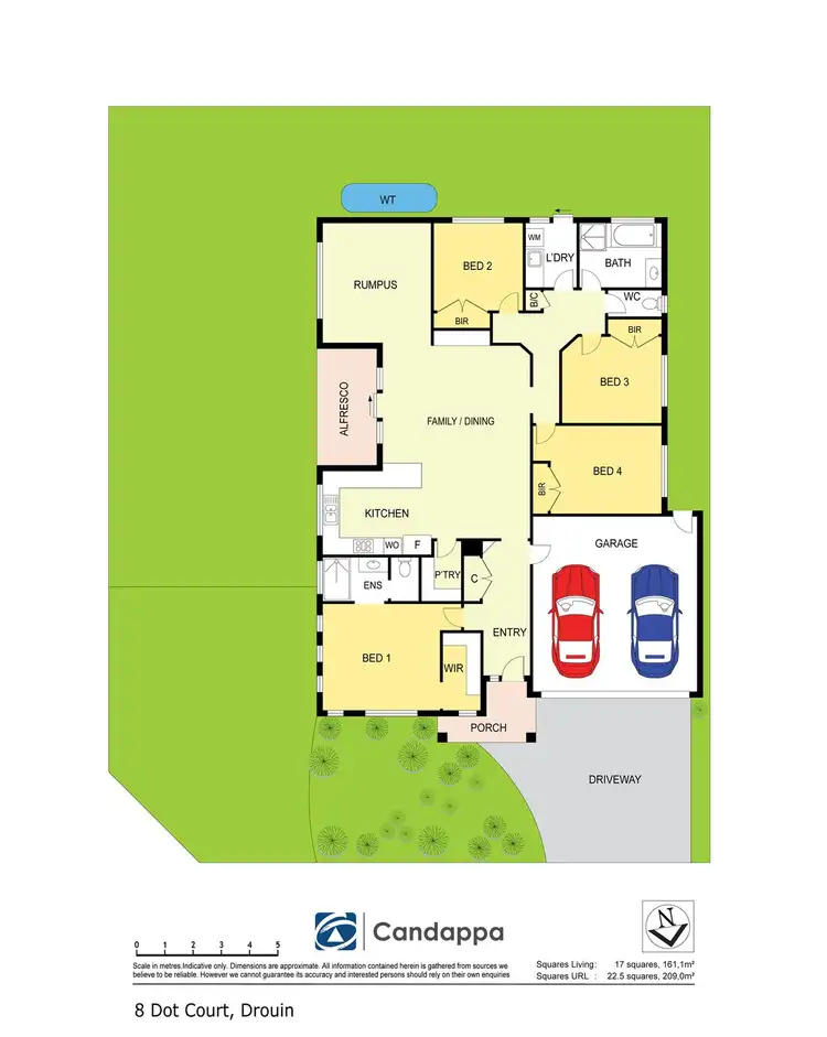 Floorplan of Homely house listing, 8 Dot Court, Drouin VIC 3818