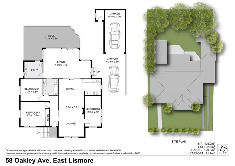 Floorplan of Homely house listing, 58 Oakley Avenue, East Lismore NSW 2480