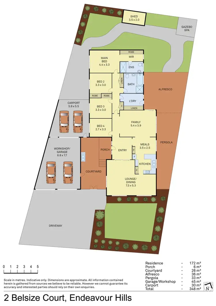 Floorplan of Homely house listing, 2 Belsize Court, Endeavour Hills VIC 3802
