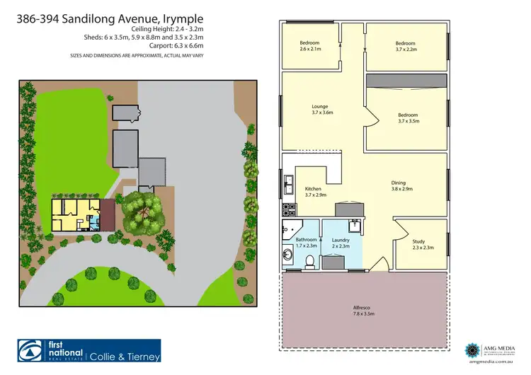 Floorplan of Homely house listing, 386-394 Sandilong Avenue, Irymple VIC 3498