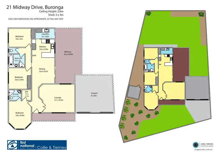 Floorplan of Homely house listing, 21 Midway Drive, Buronga NSW 2739