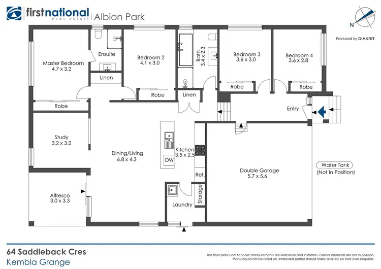 Floorplan of Homely house listing, 64 Saddleback Crescent, Kembla Grange NSW 2526